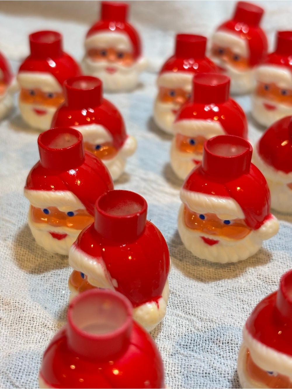 Vintage Mini Bulb Covers Christmas Tree Lights Decor Lot of 26 - Picture 3 of 12